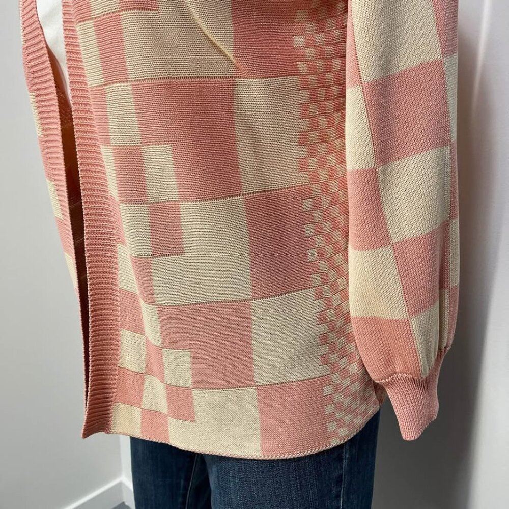 Relaxed Fit Spring Pink Checkered Statement Barbi… - image 8